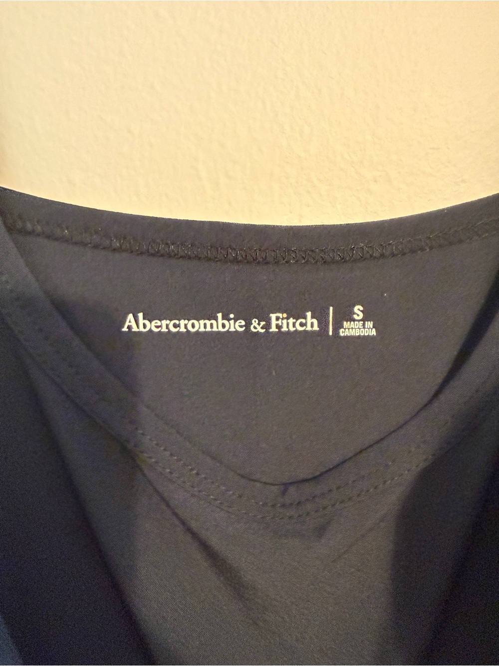 NWT ABERCROMBIE & FITCH Black Sleeveless Jumpsuit with Drawstring Waist - Picture 4 of 5